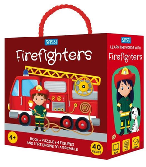 FIREFIGHTERS - BOOK & PUZZLE SET