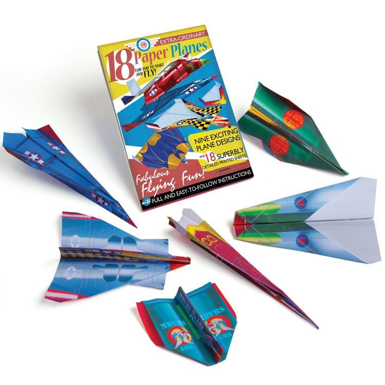 18 PAPER PLANES KIT - HOUSE OF MARBLES