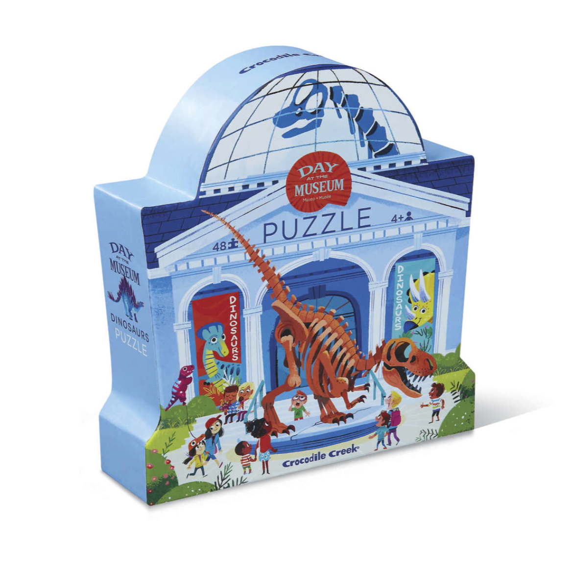 A DAY AT THE MUSEUM PUZZLE 48PC - DINOSAUR