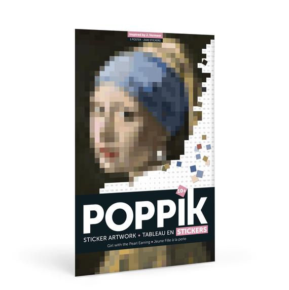 POPPIK - CREATIVE STICKERS - GIRL WITH THE PEARL EARRING