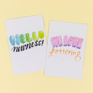Hand Lettering  - Learn. Experiment. Create.