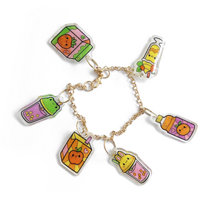 Shrinkorama - Charm Bracelet Kawaii Drinks