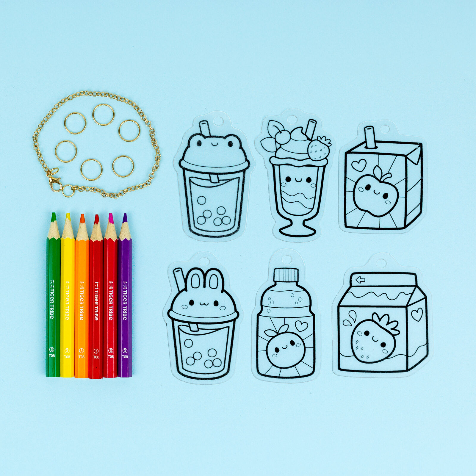 Shrinkorama - Charm Bracelet Kawaii Drinks