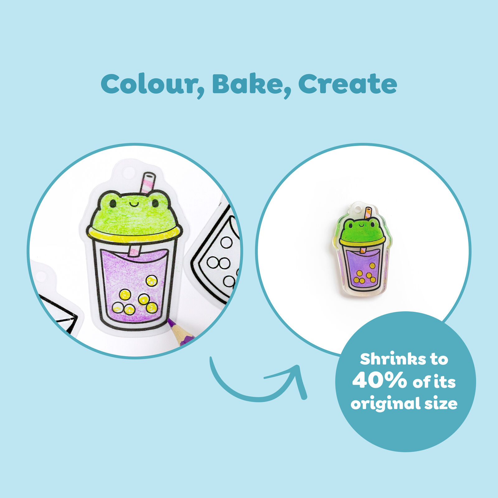 Shrinkorama - Charm Bracelet Kawaii Drinks