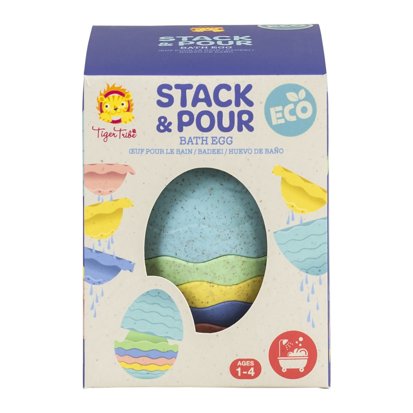 Stack And Pour Bath Egg - Eco