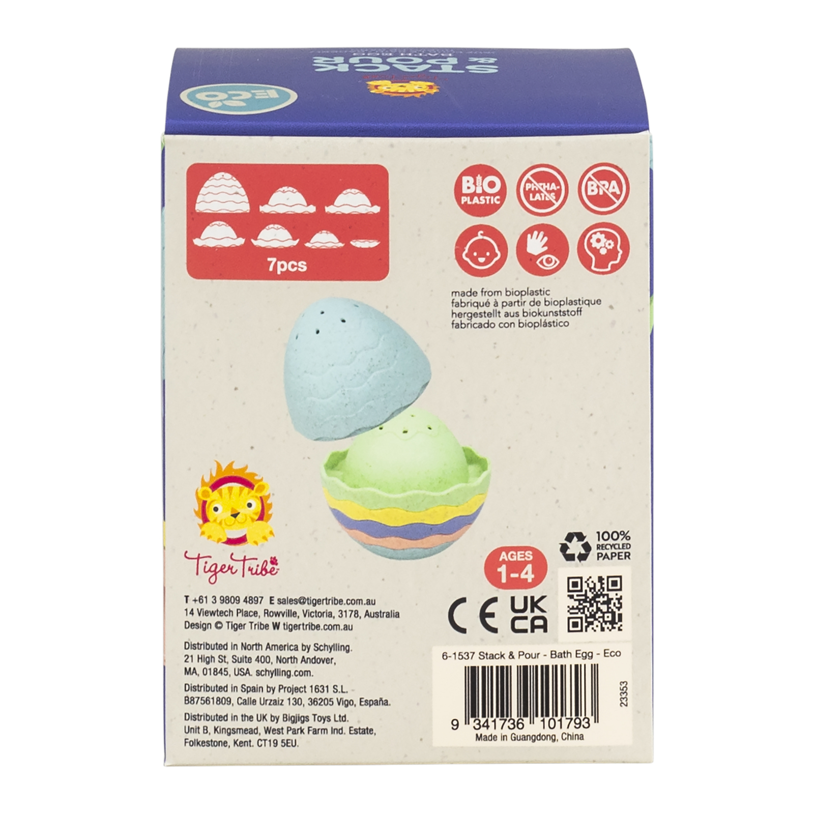 Stack And Pour Bath Egg - Eco