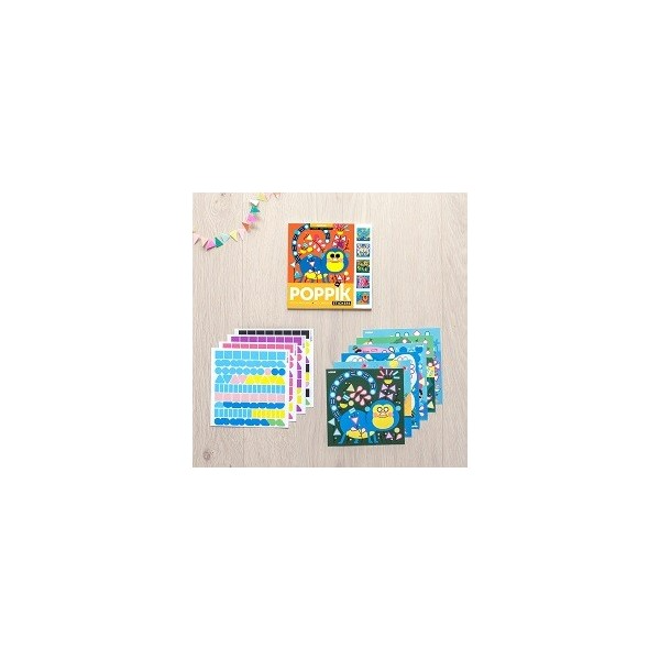 Poppik - Sticker Cards - Animals