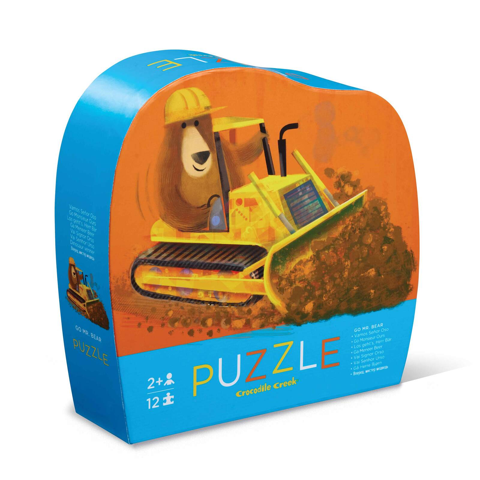 Mini Puzzle - Go Mister Bear 12PC