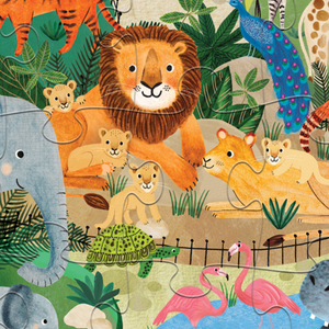 Little Building Puzzle 24pc - Zoo