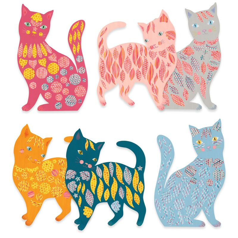 Djeco - Elodies's Cute Cats Paper Craft