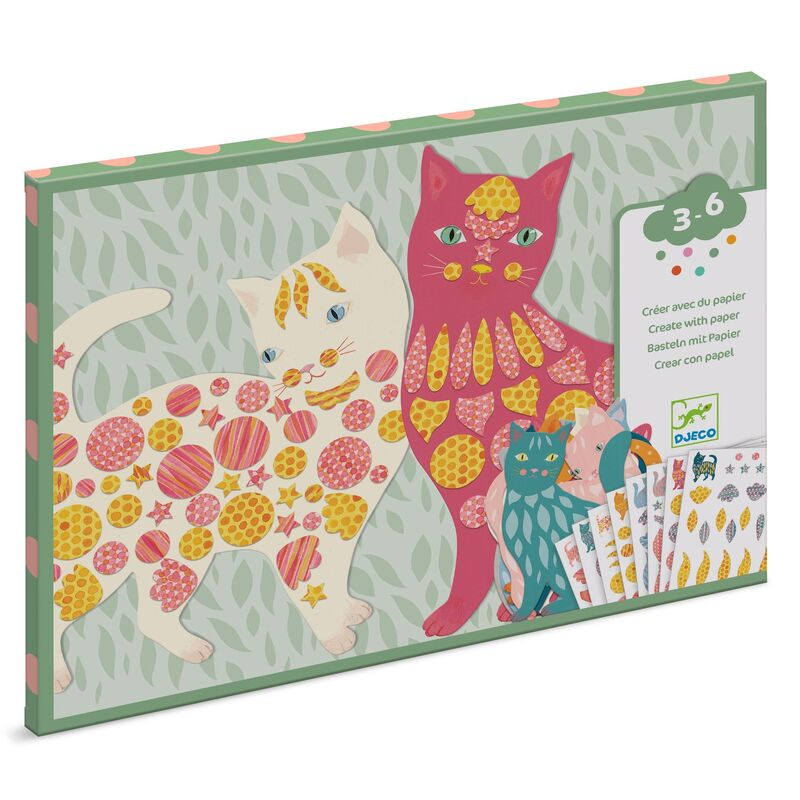 Djeco - Elodies's Cute Cats Paper Craft