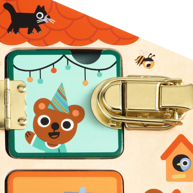 Wooden Cabana Lock Board