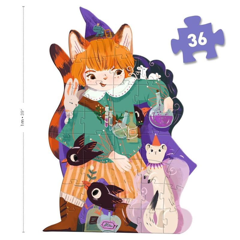 Djeco - Giant Puzzle 36pc - Pio the Magician