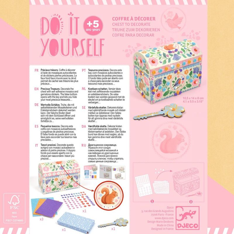 Djeco - DIY Precious Treasure Chest
