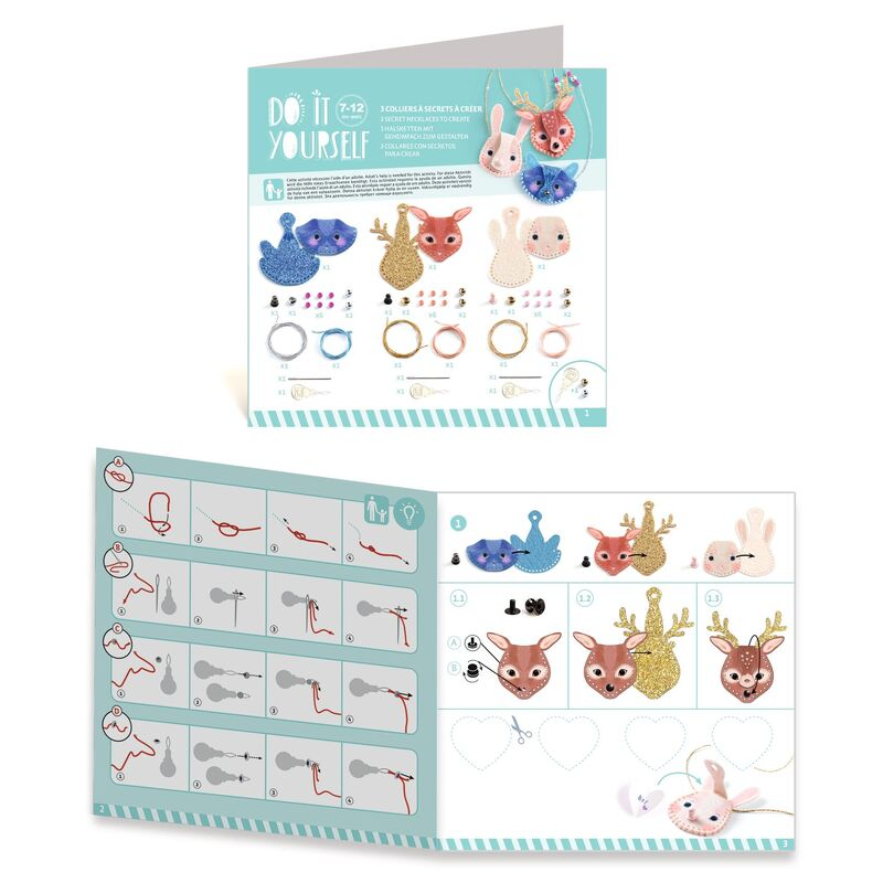 Djeco - DIY Dazzlers Secret Necklaces