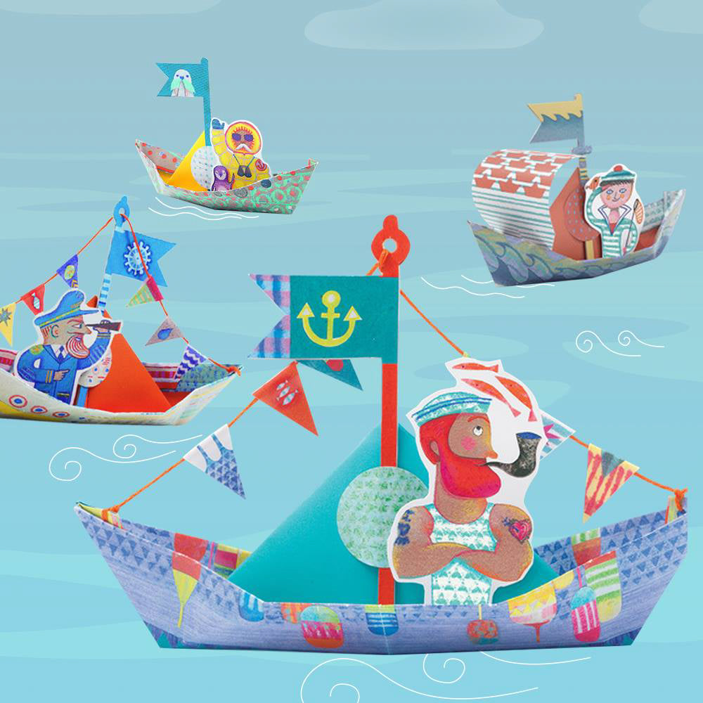 Origami - Boats On The Water