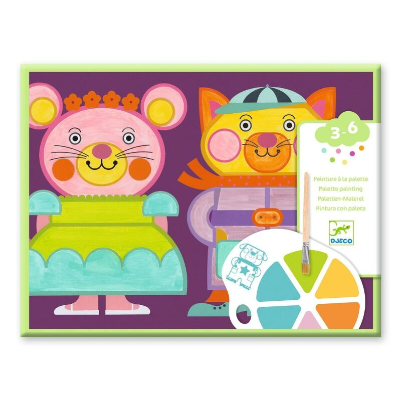 Djeco - Chubby Cheeks Painting Set With Palette