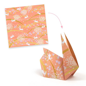 Djeco - 100 Origami Sheets - Haru