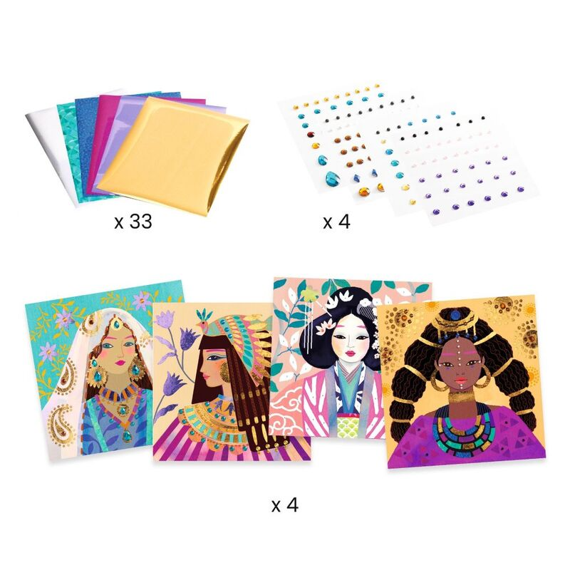 Djeco - Precious Jewels Foil Pictures