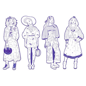 Djeco - Les Demoiselles Colouring - Zaho & Friends