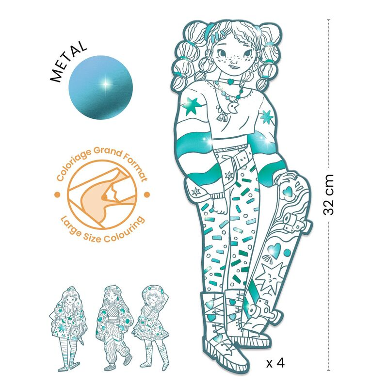 Djeco - Les Demoiselles Colouring - Angéle & Friends