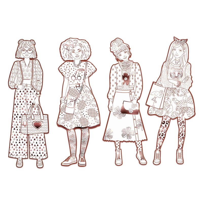 Djeco - Les Demoiselles Colouring - Nina & Friends