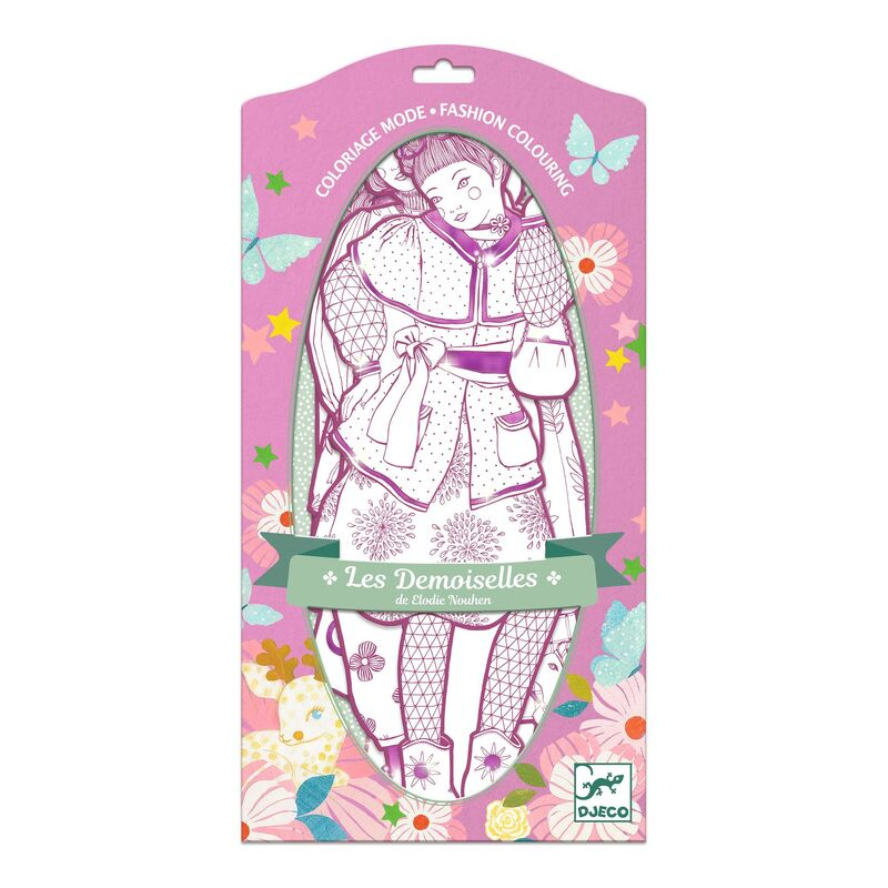 Djeco - Les Demoiselles Colouring - Rosemary & Friends