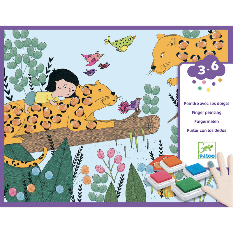 Djeco - Finger Painting. Touch and Paint!