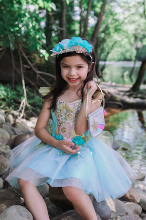 Mermalicious Dress with Tail - Size 5-6