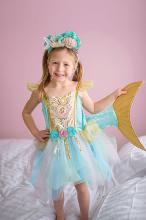 Mermalicious Dress with Tail - Size 5-6