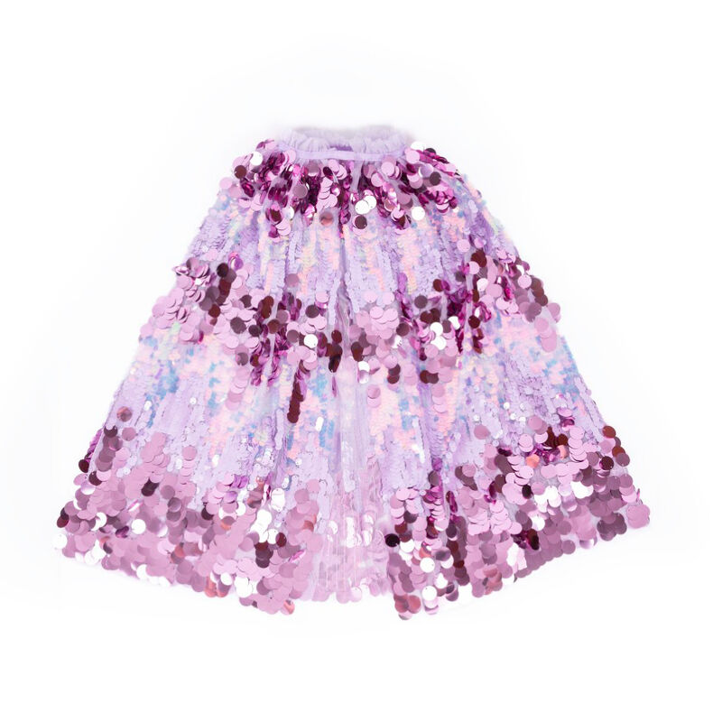 Great Pretenders - 5th Avenue Purple Pailette Cape - Size 4-6