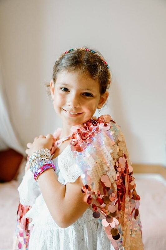 Great Pretenders - 5th Avenue Pink Palette Cape - Size 4-6