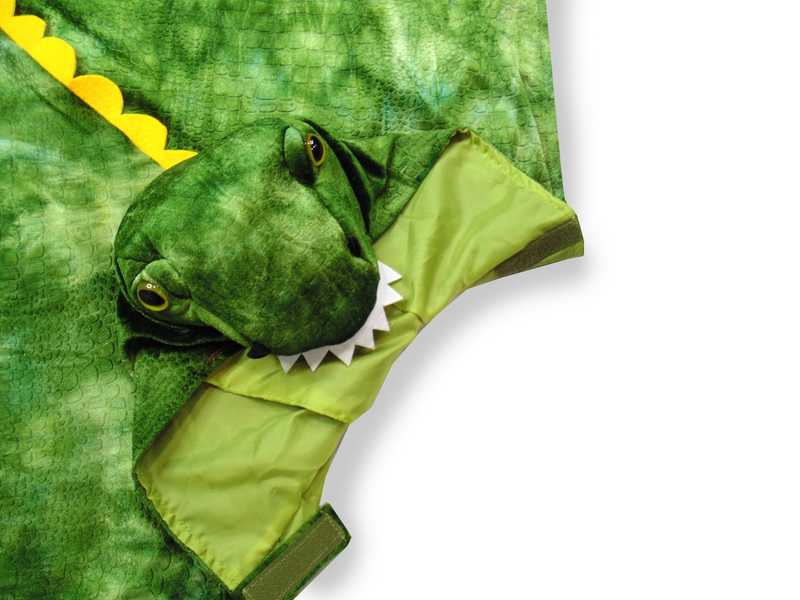 Great Pretenders - T-Rex Hooded Cape - Size 4-5
