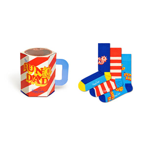 HAPPY SOCKS - GIFT SET FATHER OF THE YEAR 3-PACK