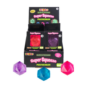 Smooshos Polyhedron GID Sensory Jelly Cube