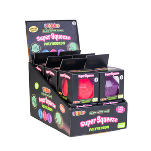 Smooshos Polyhedron GID Sensory Jelly Cube