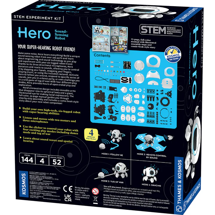 Thames & Kosmos - Hero: Sound Sensing Robot