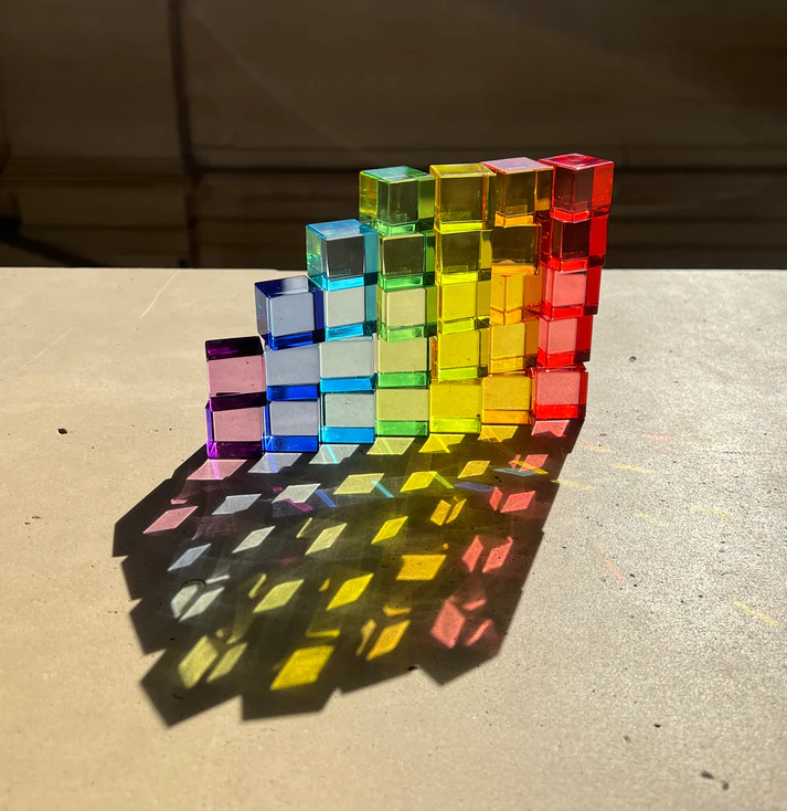 PLATO'S CUBES - 35 COLOURFUL CUBES