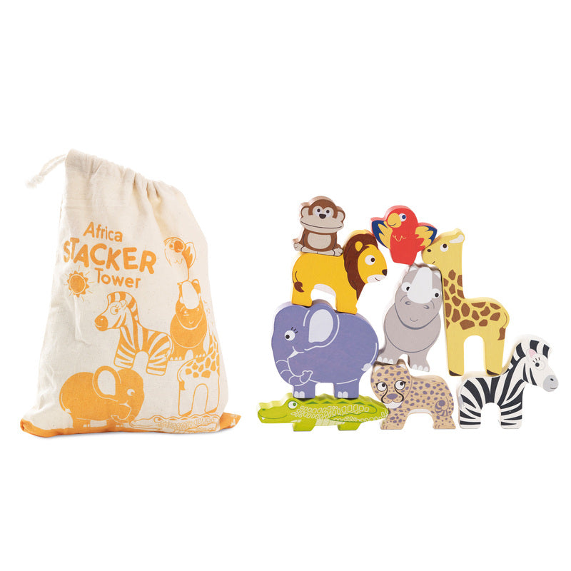 Le Toy Van - African Stacking Animals
