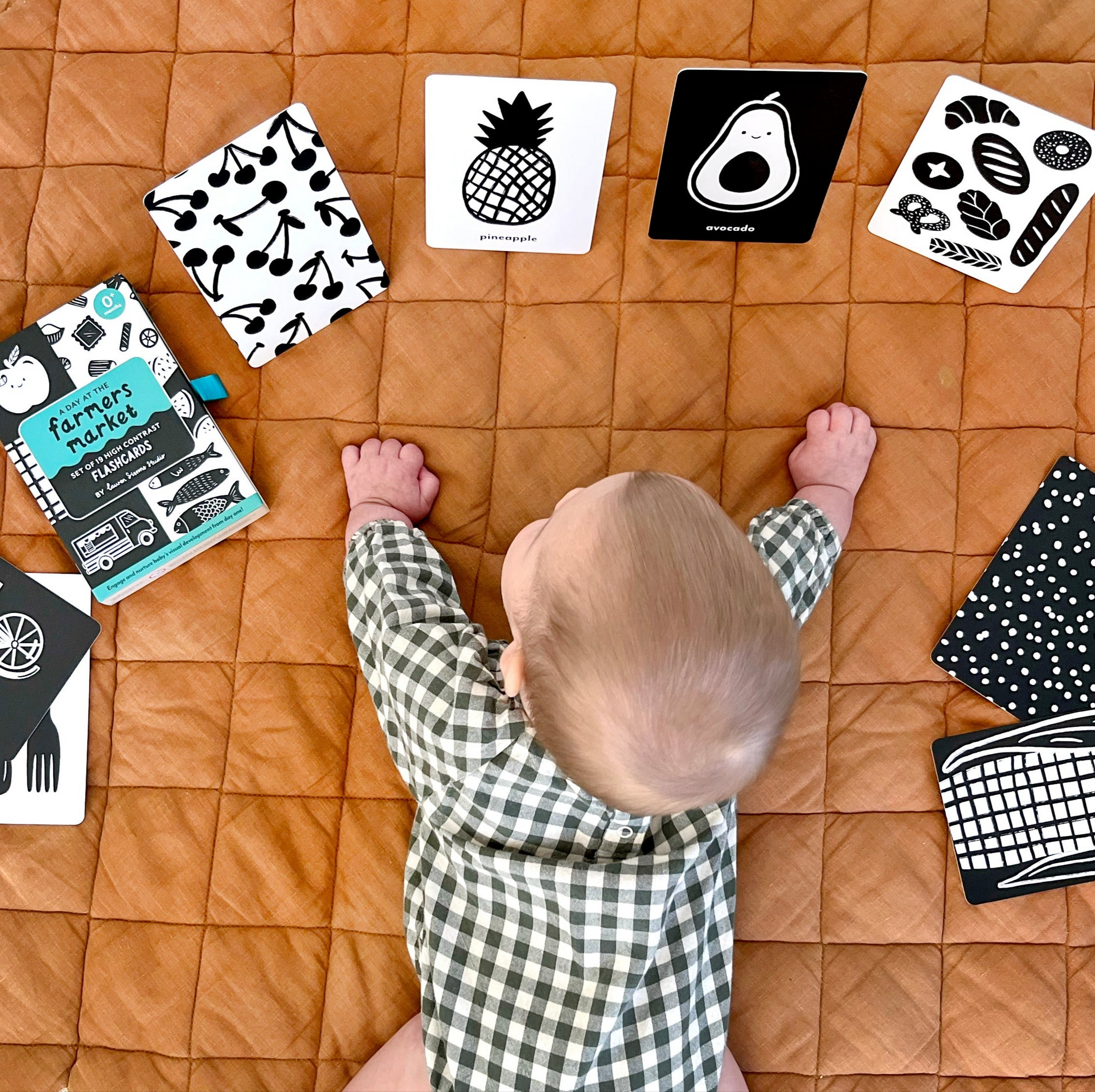 A Day At The Farmers Market - High Contrast Flashcards