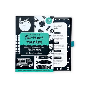 A Day At The Farmers Market - High Contrast Flashcards