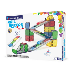 Magna Tiles Rail Racers Deluxe 90 Piece