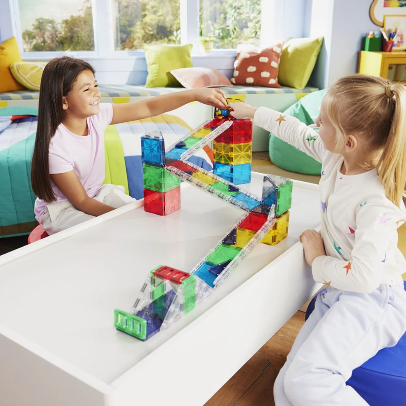 Magna Tiles Rail Racers Deluxe 90 Piece