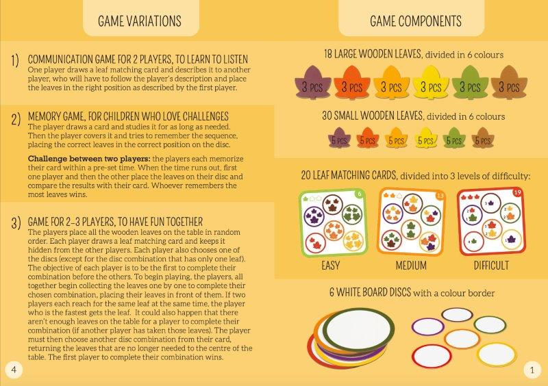 MY FIRST LOGIC GAMES - MATCHING LEAVES