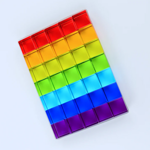 Plato's Cubes - 35 Colourful Cubes