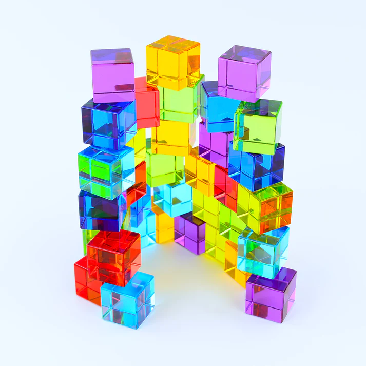 Plato's Cubes - 35 Colourful Cubes