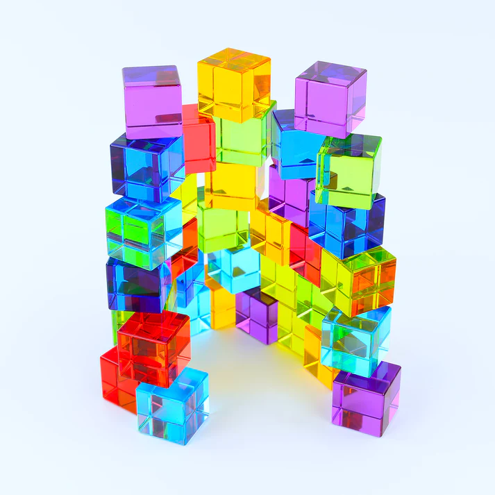 PLATO'S CUBES - 35 COLOURFUL CUBES