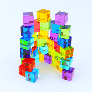 Plato's Cubes - 35 Colourful Cubes