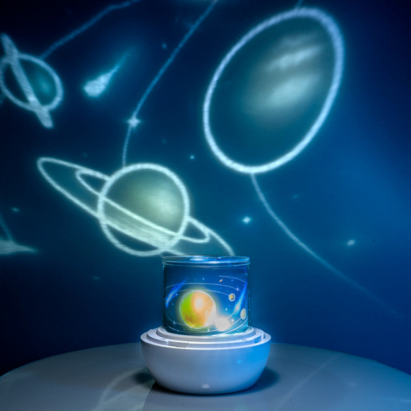 LIL' DREAMERS ROTATING NIGHT LIGHT - SPACE