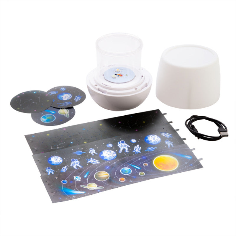 LIL' DREAMERS ROTATING NIGHT LIGHT - SPACE